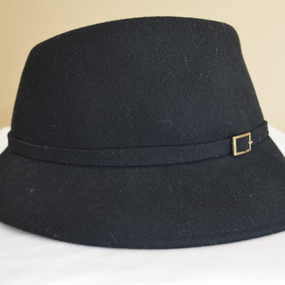 French Connection Women\'s Black Bucket Hat